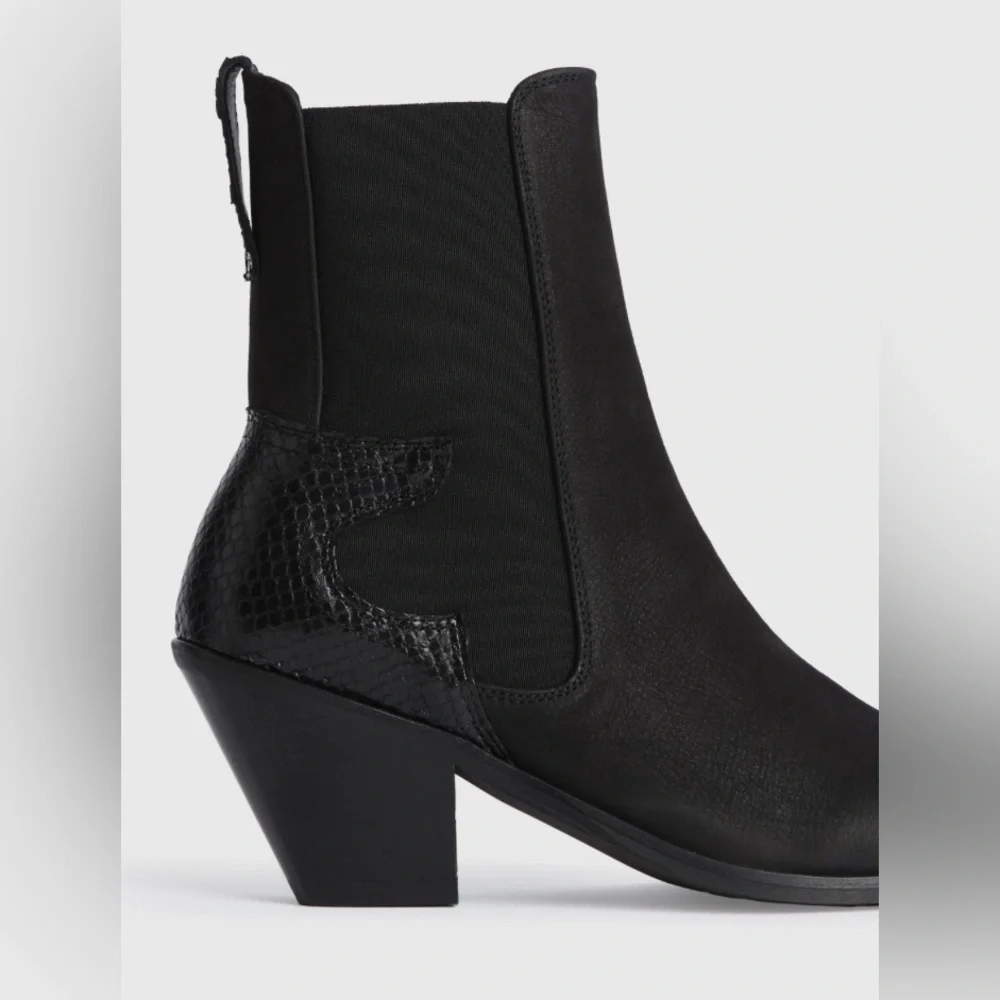 Allsaints Women's Black Sara Boots, Size EU 39/ US 8.5